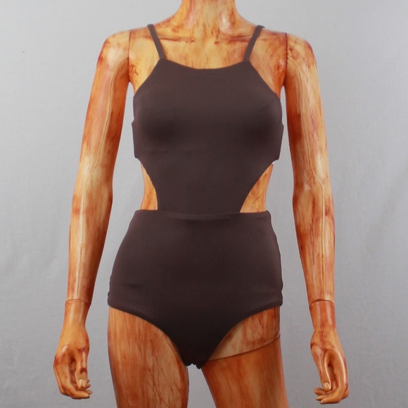 RVCA Other - RVCA | mocha cut-out one piece swimsuit